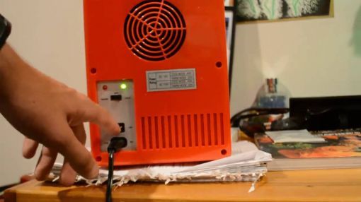 Uber Appliance (UB-CH1) Portable 6-Can Cooler/Warmer Mini Fridge - Marbl Productions Uber Chill UB CH1 Mini Fridge Review