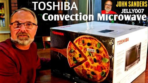 Toshiba (EC042A5C-SS) Countertop Microwave Oven - TOSHIBA CONVECTION MICROWAVE - Dual Function excellent for PIZZA , POPCORN & many other items