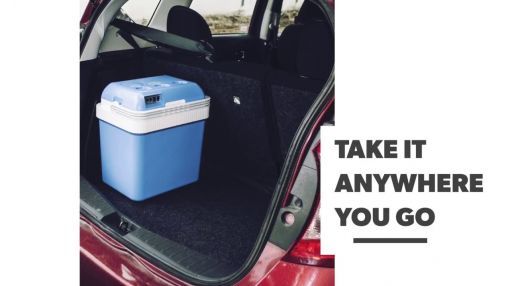 Aleko (CARFR6BK) Mini Car Compact Fridge - ALEKO® CARFR24BL Portable Car Cooler / Warmer