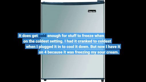 Magic Chef (MCAR240B2) 2.4 cu. ft. Freestanding Compact Refrigerator - Magic Chef MCAR240B2 2.4 cu.ft. All Refrigerator, Black