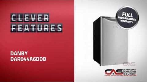 Danby (DAR044A6DDB) 4.4 Cu.Ft. Contemporary Classic Compact Refrigerator - Danby DAR044A6DDB Compact Refrigerator