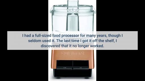 Cuisinart (DLC-1CP) Mini-Prep Food Processor - Review: Cuisinart DLC-1CP Mini-Prep 21 Ounce Food Processor, 21 oz, Copper