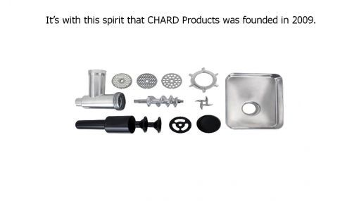 Chard #12 (FG1000B) Heavy Duty Electric Grinder - Special Discount on Chard FG1000B #12 Heavy Duty Electric Food Grinder