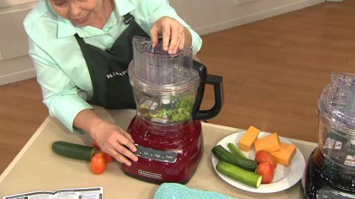 KitchenAid (R-KFP1333GA)  Wide-Moutth Food Processor - KitchenAid 13 Cup 3-in-1 Wide Mouth Food Processor w/ Accessories with David Venable
