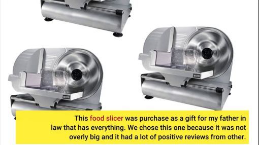 Weston (61-0901-W) Heavy Duty Food and Meat Slicer - Weston 61-0901-W Heavy Duty Meat and Food Slicer, 9", Stainless Steel