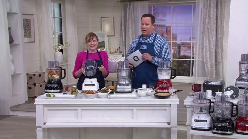 KitchenAid (KFP1133CU) 11-Cup Food Processor - KitchenAid 11 Cup Food Processor w/ Exact Slice & 3 Cup Mini Bowl on QVC