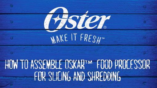 Oster (FPSTFP4050) 2-in-1 Salad Meal Prep and Food Processor - Oster® Oskar ™ FPSTFP4050 Food Processor - Slicing and Shredding