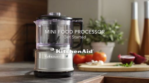 KitchenAid (KFC3516ACS) 3.5-Cup Food Chopper - How to use KitchenAid® 3.5 Cup Mini Food Chopper