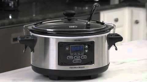 Hamilton Beach (33969, 33969A) Set & Forget 6-Quart Cooker Reviews ...