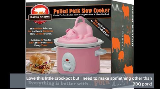 Smart Planet (BNB-1PP) Bacon Nation Pulled Pork Slow Cooker - User Review: Smart Planet BNB-1PP Bacon Nation Pulled Pork Slow Cooker, Pink