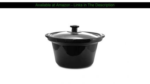 MegaChef (MC-1203) Triple 2.5 Quart Slow Cooker and Buffet Server - ▶️ MegaChef MC-1203 Triple 2.5 Quart Slow Cooker and Buffet Server in Brushed Silver and Black Fini