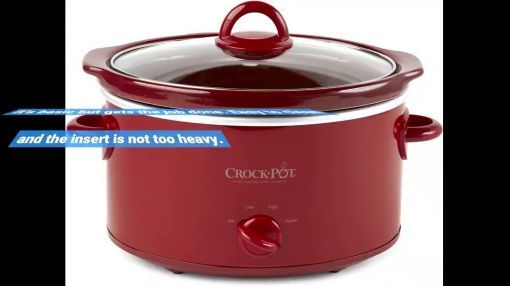 Crock-pot SCV401-TR 4-Quart Oval Slow Cooker - Red