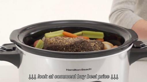 Hamilton Beach (33861) Programmable FlexCook 6-Quart Slow Cooker - Hamilton Beach FlexCook 6qt Slow Cooker 33861