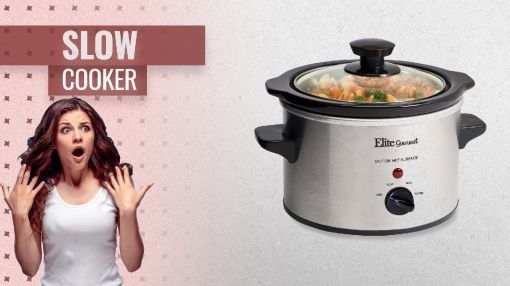Maxi-Matic Elite Gourmet (MST-250XS) 1.5-Quart Mini Slow Cooker - Elite Gourmet MST-250XS Electric Slow Cooker, Adjustable Temp, Entrees, Sauces