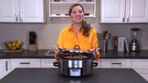 Crock-Pot (SCCPVL610-S) 6-Quart Cook & Carry Programmable Slow Cooker - Crock-Pot SCCPVL610-S Programmable Cook and Carry Oval Slow Cooker