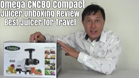 Omega (CNC80S) Compact Juicer and Nutrition System - Omega CNC80 Compact Juicer Unboxing Review- Best for Travel