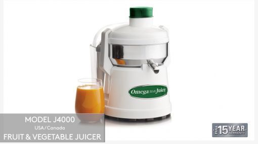Omega (J4000) High-Speed Pulp Ejection Juicer - 4000 High-Speed Pulp Ejection Juicer