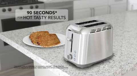 BLACK+DECKER (TR2400SD) 2-Slice Extra Wide Slot Toaster - BLACK+DECKER Rapid Toast 2-Slice Toaster