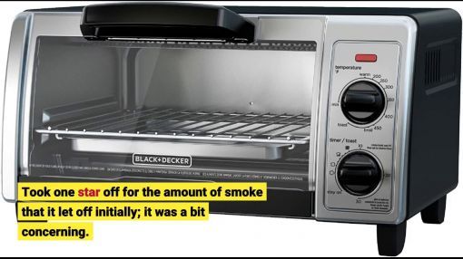 BLACK+DECKER (TO1322SBD) 4-Slice Countertop Toaster Oven - BLACK+DECKER 4-Slice Countertop Toaster Oven, Stainless steel Silver TO1322SBD