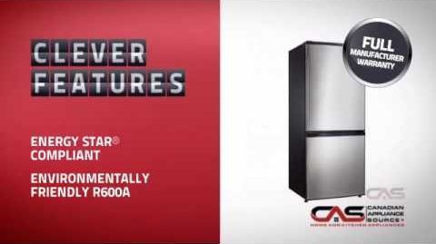 Danby (DFF092C1BSLDB) 9.2 cu. ft. Apartment Size Refrigerator - Danby DFF092C1BSLDB Compact Refrigerator