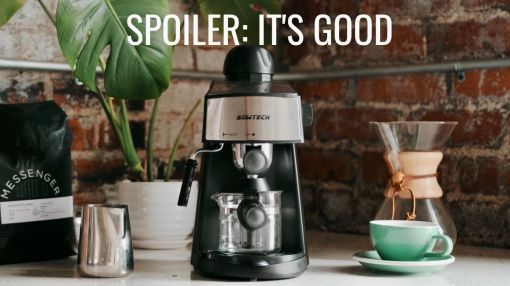 Sowtech (CM6811) Espresso Machine 3.5 Bar 4 Cup Espresso Maker Cappuccino Machine - Barista Reviews the Sowtech Espresso Machine & User Guide