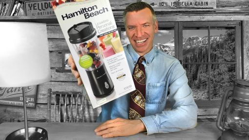 Hamilton Beach (51101AV) Personal Blender - Making a Fruit SMOOTHIE! REVIEW: Hamilton Beach Blender