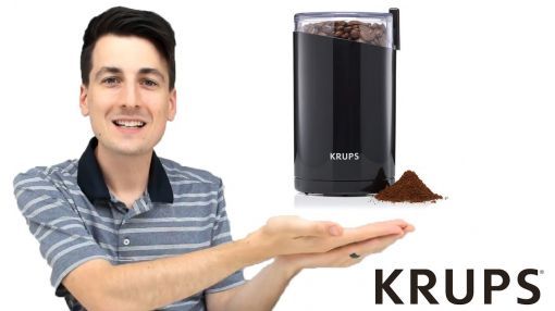 KRUPS (F203) Electric Spice and Coffee Grinder - KRUPS F203 Electric Spice and Coffee Grinder w/ Stainless Steel Blades