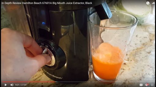Hamilton Beach (67601A) Juicer Machine - In Depth Review Hamilton Beach 67601A Big Mouth Juice Extractor, Black