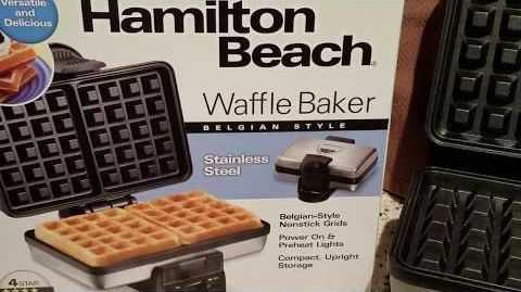 Hamilton Beach Belgian Waffle Maker - Hamilton Beach Waffle Maker Review + Demo