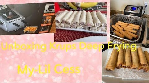KRUPS (KJ502D51) Deep Oil Fryer - Unboxing Krups Deep Frying!