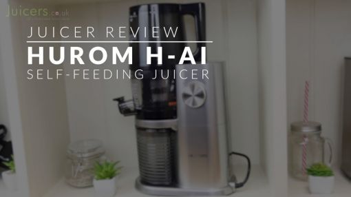 Hurom (H-AI-LBB20) H-AI, Slate Blue Slow Juicer - Hurom H-AI Self-Feeding Juicer Review