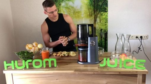 Hurom (H-AI-LBB20) H-AI, Slate Blue Slow Juicer - Hurom H-Ai | Erster Test des neuen Self Feeding Slow Juicer