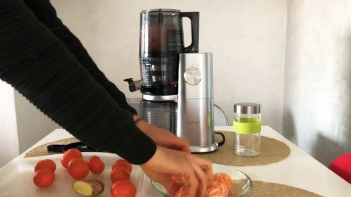 Hurom (H-AI-LBB20) H-AI, Slate Blue Slow Juicer - Hurom HAI - New Slow Juicer Automatic