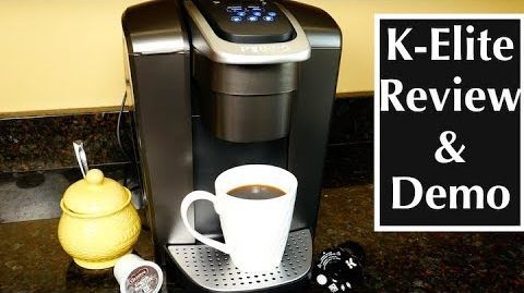 Keurig (K-Elite) Maker, Single Serve K-Cup Pod Brewer - Keurig K-Elite Single Serve K-Cup Pod Coffee Maker Review and Demo