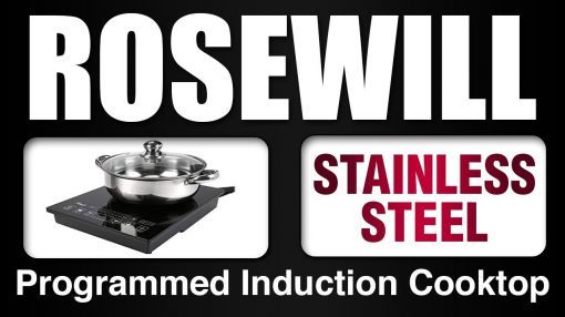 Rosewill (RHAI-15001) Induction Cooker 5 Pre-Programmed Induction Cooktop - Rosewill Induction Cooker 1800 Watt, 5 Pre-Programmed Induction Cooktop, Electric Burner w