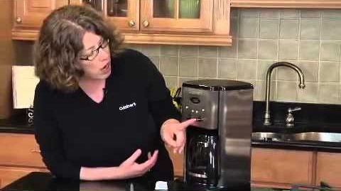Cuisinart (DCC-1200) Brew Central 12 Cup Programmable Coffeemaker - Cuisinart Brew Control 12-Cup Programmable Coffeemaker (DCC-1200) Demo Video