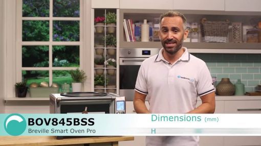 Breville BOV845BSS Smart Oven Pro - Breville BOV845BSS Smart Oven Pro Overview - Appliances Online