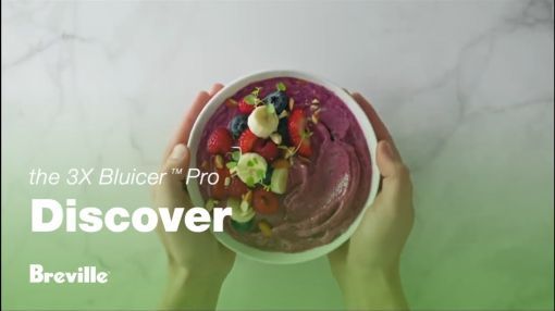 Breville (BJB815BSS) The 3X Bluicer™ Pro Blender, Juicer and Bluicer - The 3X Bluicer™ Pro | Refresh your morning | Breville USA