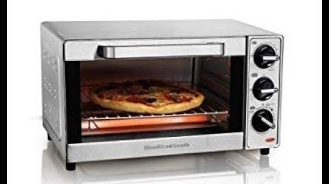 Hamilton Beach Countertop Toaster Oven  & Pizza Maker - Hamilton Beach 31401 Stainless Steel 4 Slice Toaster Oven