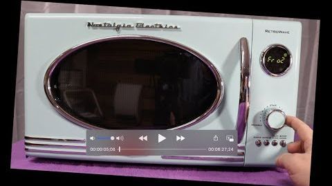 Nostalgia (RMO7AQ) 0.1 cu. ft. Retro Microwave Oven - Nostalgia Retro Microwave Oven (Unbox and Review) - Model RMO4AQ *** Unbiased Review***