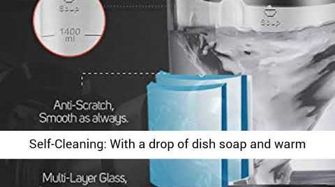 AICOOK (8188MKB) Professional Blender - AICOOK Blender for Cooking and Smoothies, Professional Blender