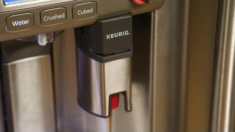 GE Café Series ENERGY STAR (CFE28USHSS) 27.8 Cu. Ft. French-Door Refrigerator - GE's Cafe Series fridge wants to make you a cup of coffee