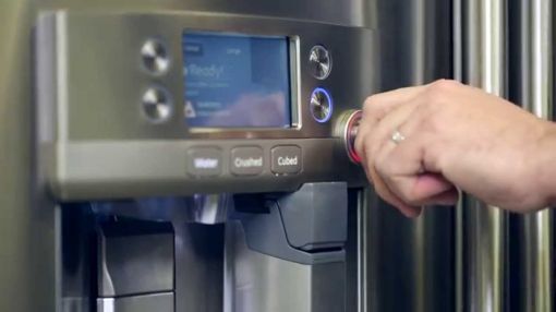 GE Café Series ENERGY STAR (CFE28USHSS) 27.8 Cu. Ft. French-Door Refrigerator - GE Café™ Series refrigerator with Keurig® K-Cup® brewing system