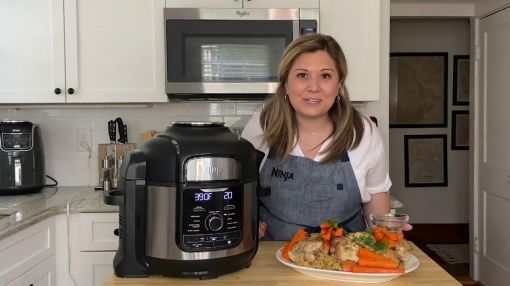 Ninja Foodi (FD401) 8-qt 9-in-1 Deluxe XL Pressure Cooker & Air Fryer - Ninja Foodi 8-qt 9-in-1 Deluxe XL Pressure Cooker & Air Fryer on QVC
