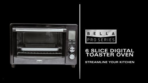 Bella (90060) Pro Series 6-Slice Toaster Oven - BELLA Pro Series Digital Toaster Oven