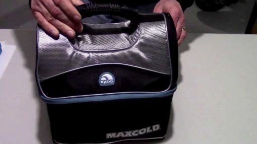 Igloo Corporation MaxCold Gripper Cooler Black - Igloo MAXCOLD Lunch Box Cooler