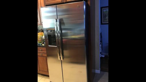 GE Appliances 36 Inch Freestanding Side by Side Refrigerator Stainless Steel - GE Side By Side Refrigerator GSS25GSHSS