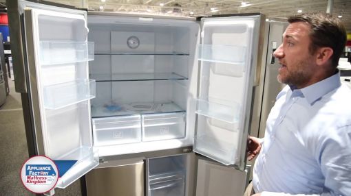 Haier  16.0 Cu. Ft. 4 Door Bottom Freezer Refrigerator Stainless Steel - Product Review - Haier refrigerator HRQ16N3BGS