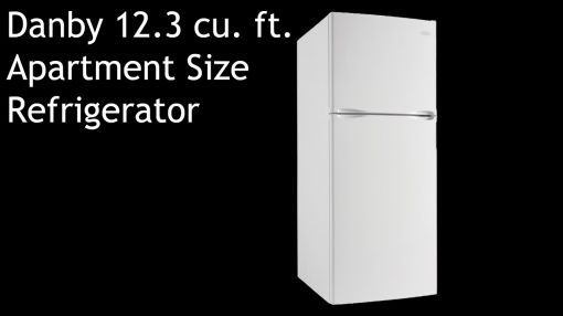 Danby (DFF123C1WDB) 12.3 cu. ft. Apartment Size Refrigerator - Danby 12.3 cu. ft. Apartment Size Refrigerator DFF123C1WDB (Review)
