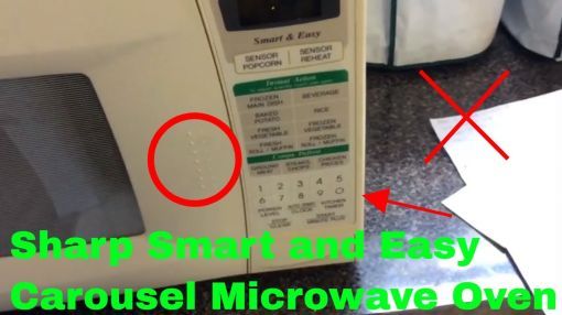 Sharp Carousel (SMC1441CW) 1.4 cu. ft. Countertop Microwave Oven - How To Use Sharp Smart and Easy Carousel Microwave Oven Review